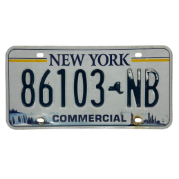 New York license plate