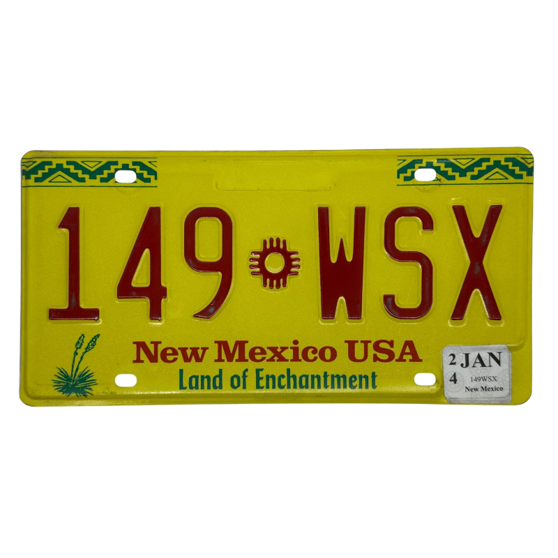 New Mexico valstybinio numerio ženklas New Mexico valstybinio numerio ženklas