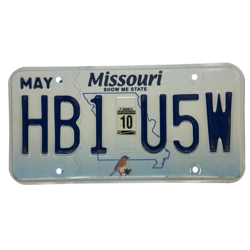 Missouri valstybinio numerio ženklas Missouri valstybinio numerio ženklas