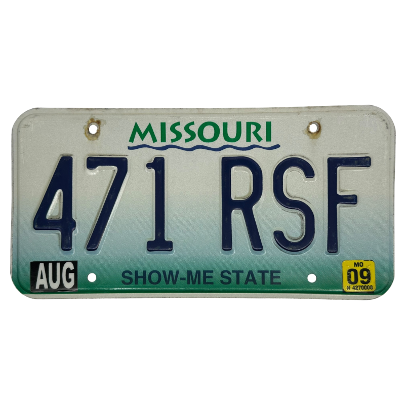 Tablica rejestracyjna Missouri Tablica rejestracyjna Missouri