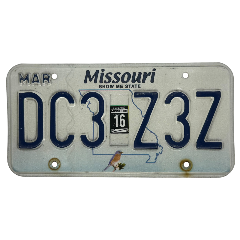 Tablica rejestracyjna Missouri Tablica rejestracyjna Missouri