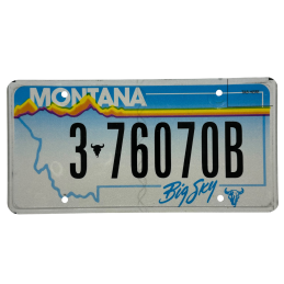 Montana license plate