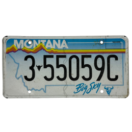 Montana license plate