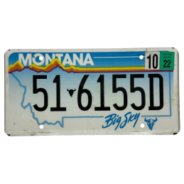 Montana license plate