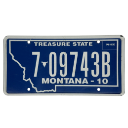 Montana license plate