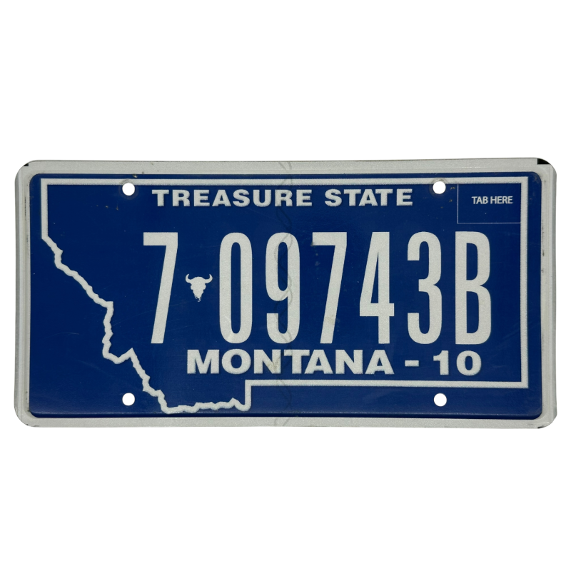 Plaque d'immatriculation du Montana
