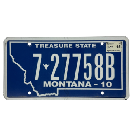 Montana license plate