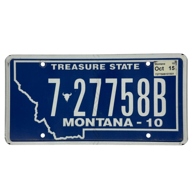 Montana license plate