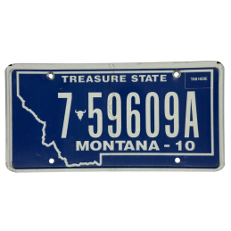 Montana license plate