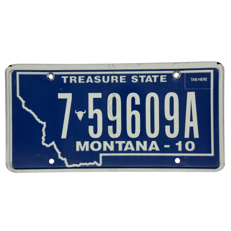 Montana license plate