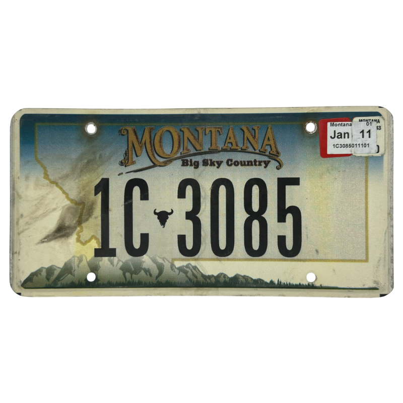 Montana valstybinio numerio ženklas