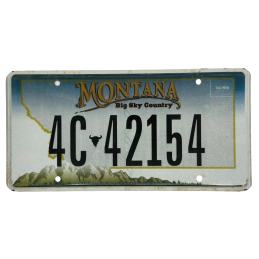 Montana license plate