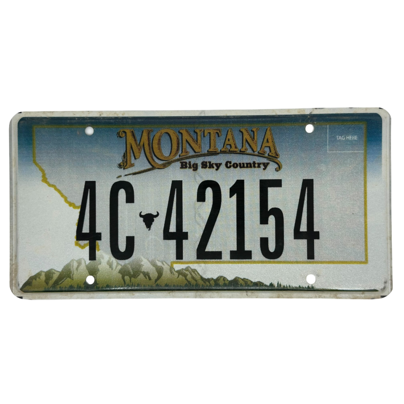 Montana license plate