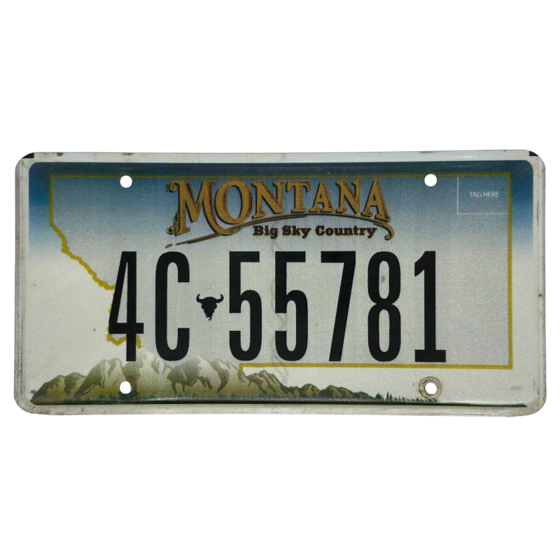 Montana license plate