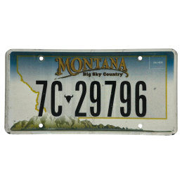 Montana license plate