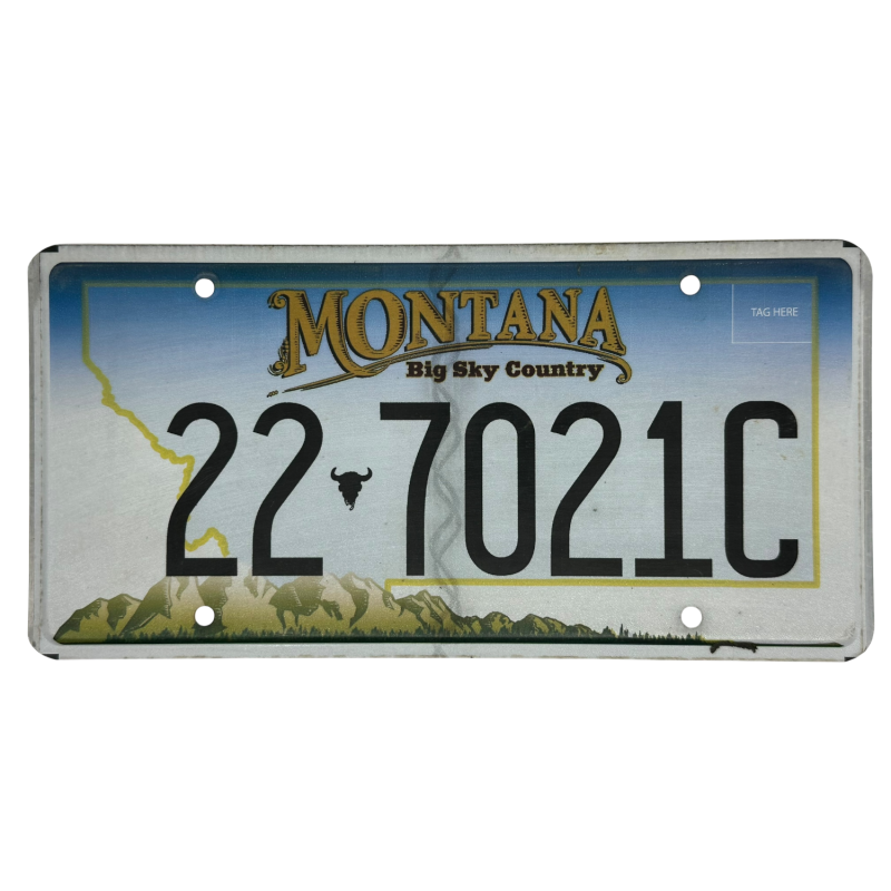 Montana license plate