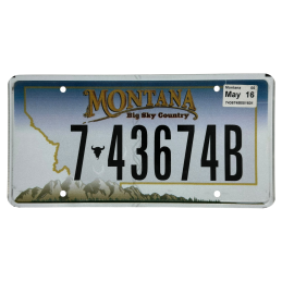 Montana license plate