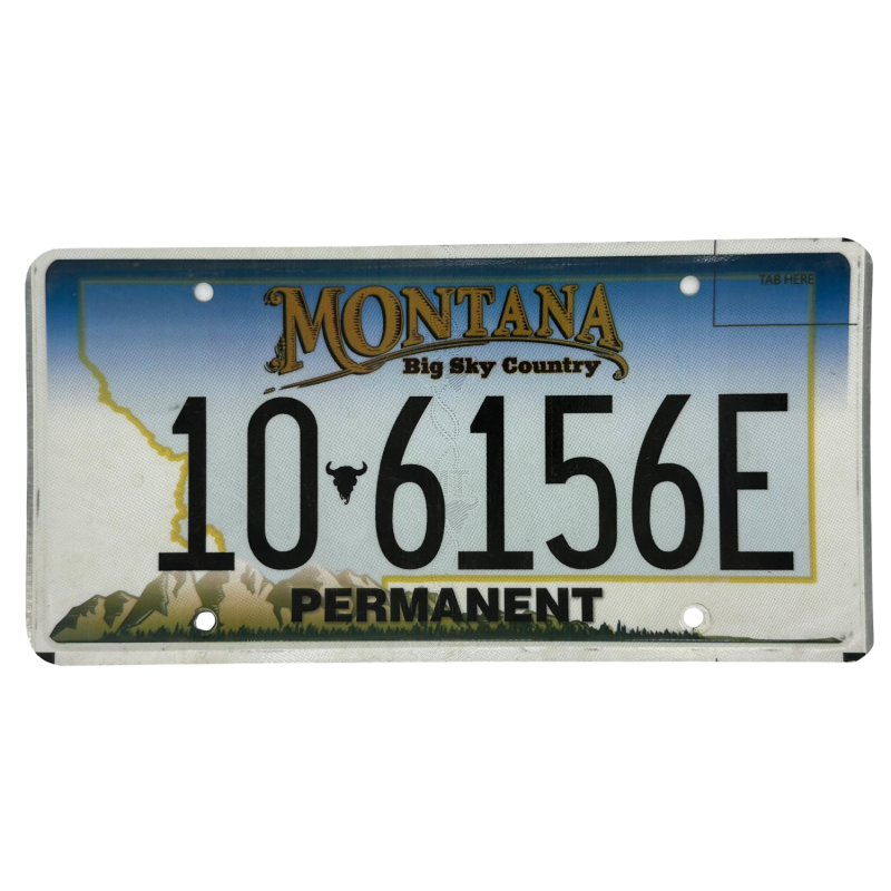 Montana license plate