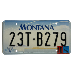 Montana license plate