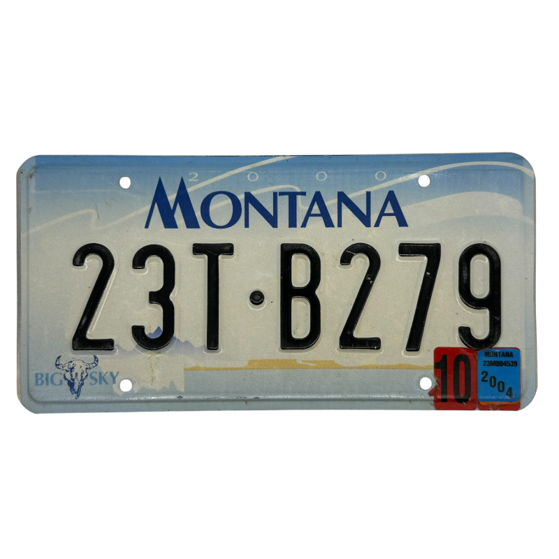 Montana valstybinio numerio ženklas