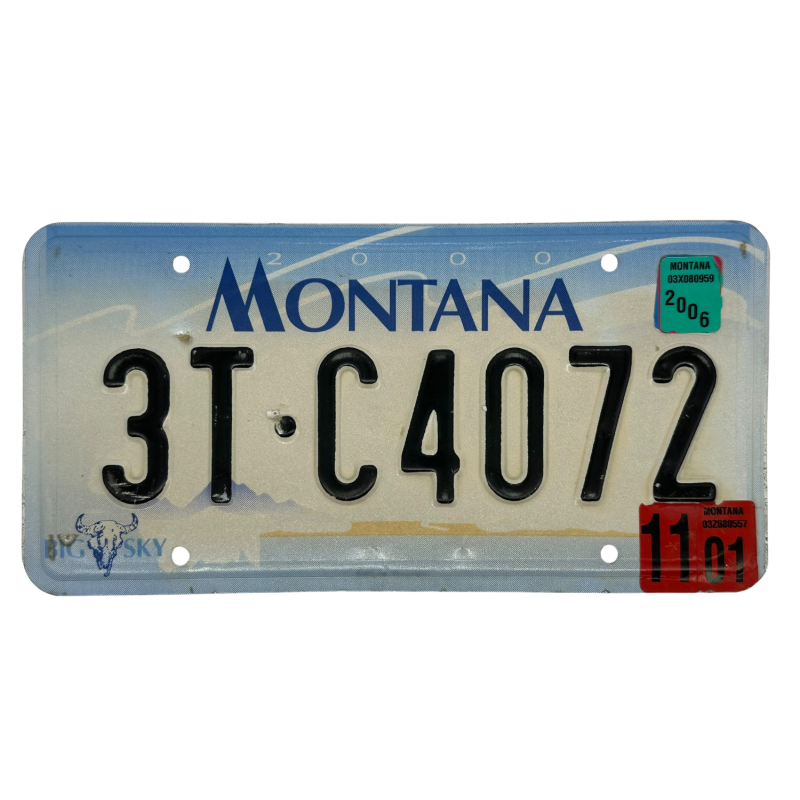 Montana license plate