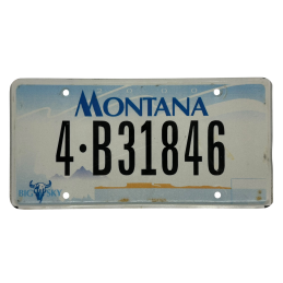Montana license plate