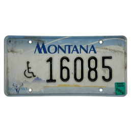 Montana license plate