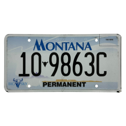 Montana license plate