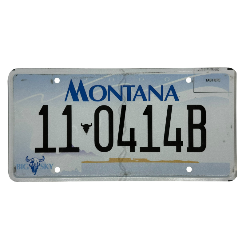 Montana license plate