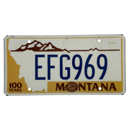 Montana license plate