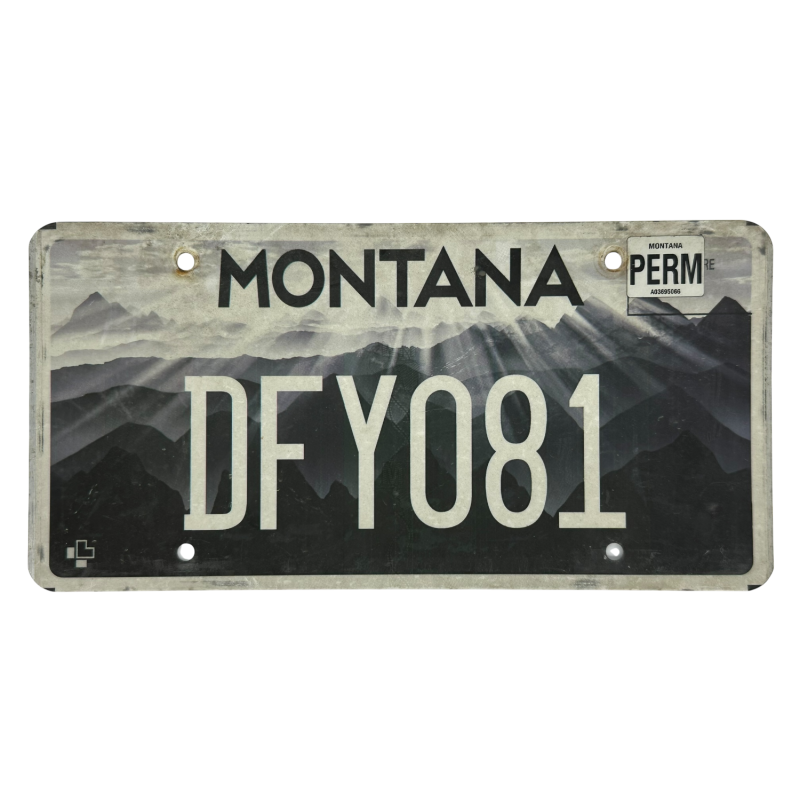 Montana license plate
