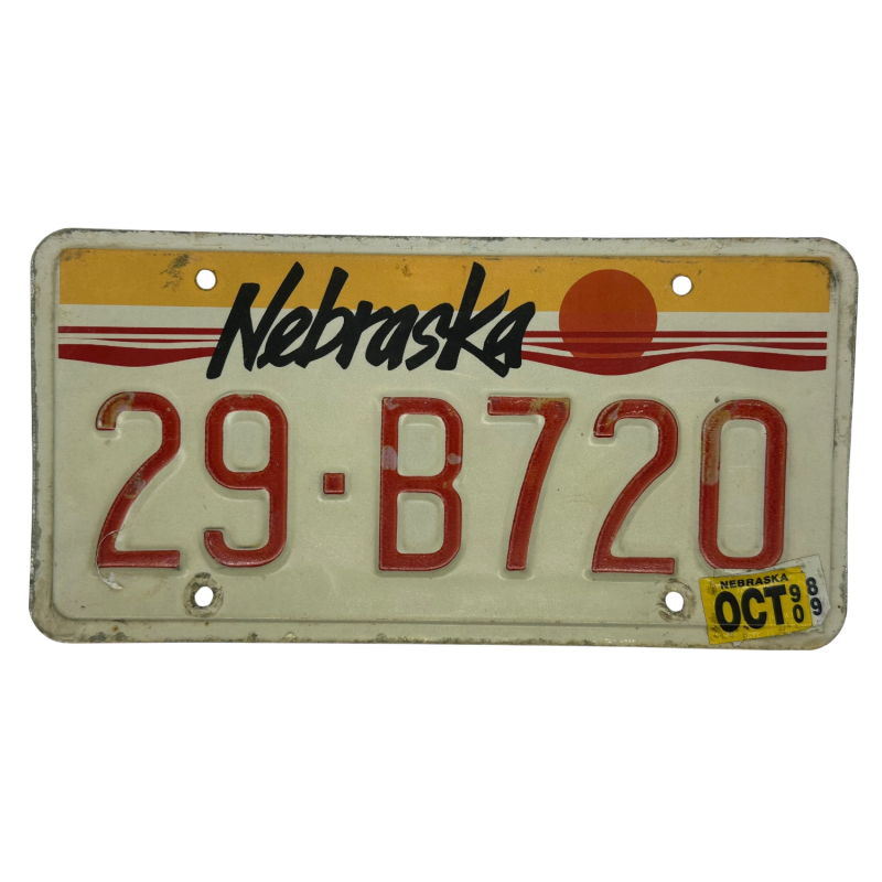 Nebraska valstybinio numerio ženklas Nebraska valstybinio numerio ženklas