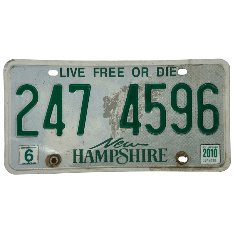 Placa de New Hampshire Placa de New Hampshire