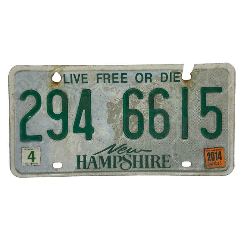 Placa de New Hampshire Placa de New Hampshire