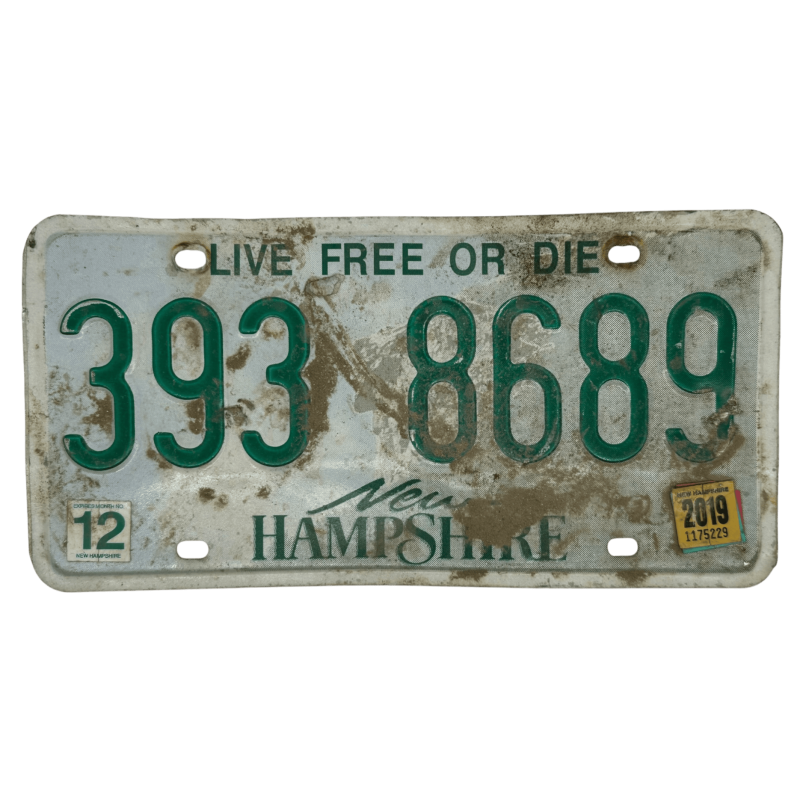 New Hampshire license plate New Hampshire license plate