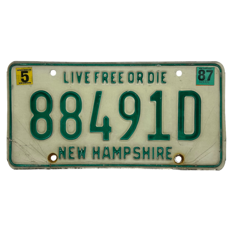 New Hampshire valstybinio numerio ženklas New Hampshire valstybinio numerio ženklas