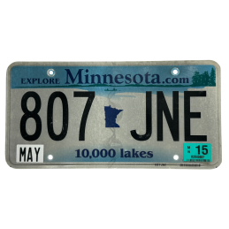 Minnesota license plate