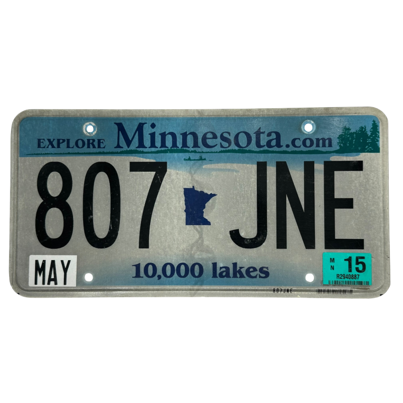 Minnesota license plate