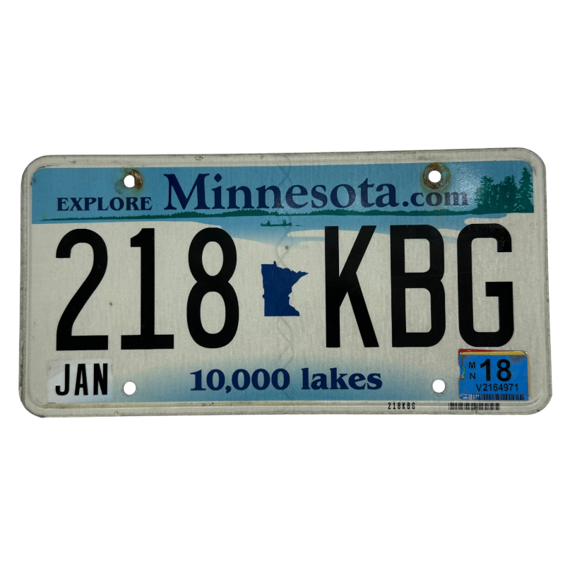 Placa de Minnesota Placa de Minnesota