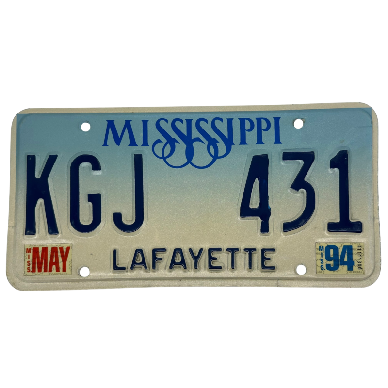Placa de Mississippi Placa de Mississippi