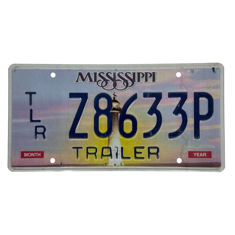 Mississippi Nummernschild Mississippi Nummernschild