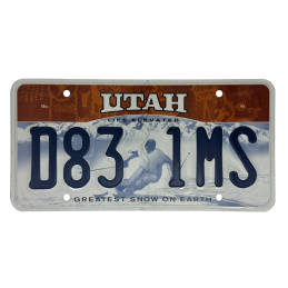 Utah valstybinio numerio ženklas