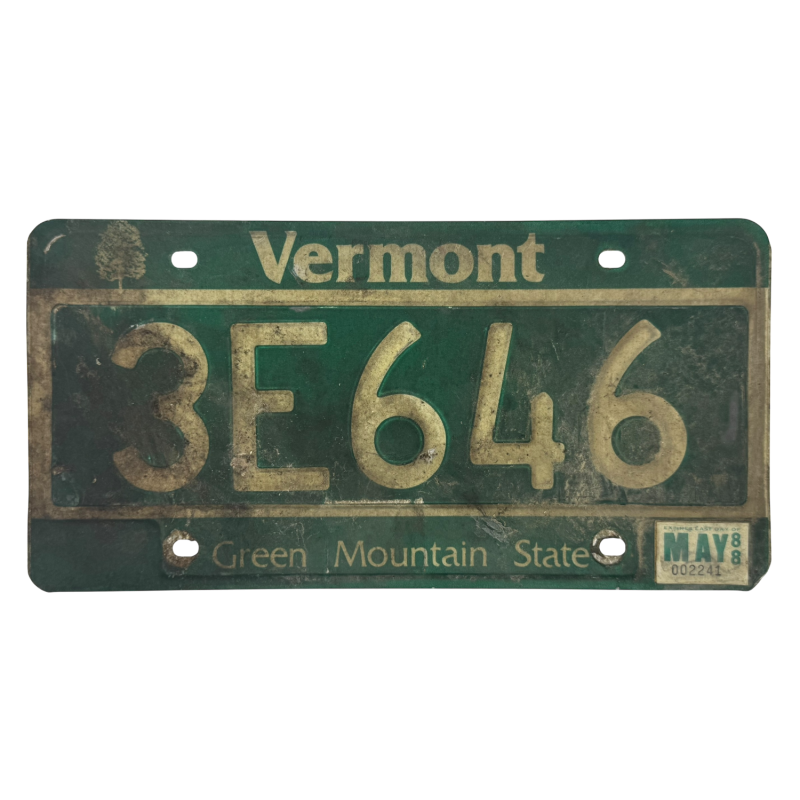 Plaque d'immatriculation du Vermont Plaque d'immatriculation du Vermont