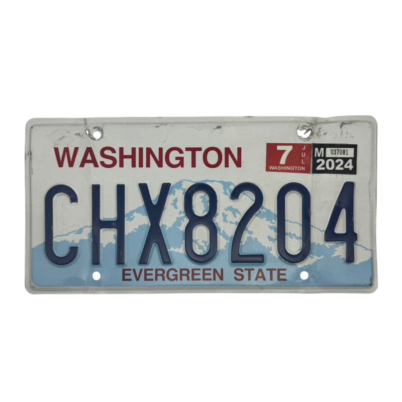 Washington license plate Washington license plate