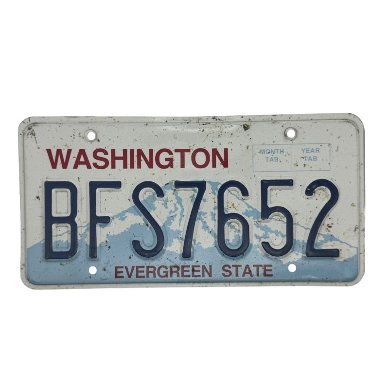 Washington license plate Washington license plate