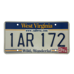 West Virginia valstybinio numerio ženklas