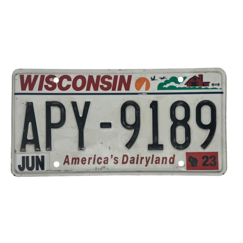 Wisconsin valstybinio numerio ženklas Wisconsin valstybinio numerio ženklas