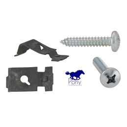 Arm Rest Retaining Clips w. Screws 64-66