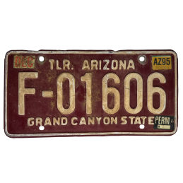 Arizona license plate