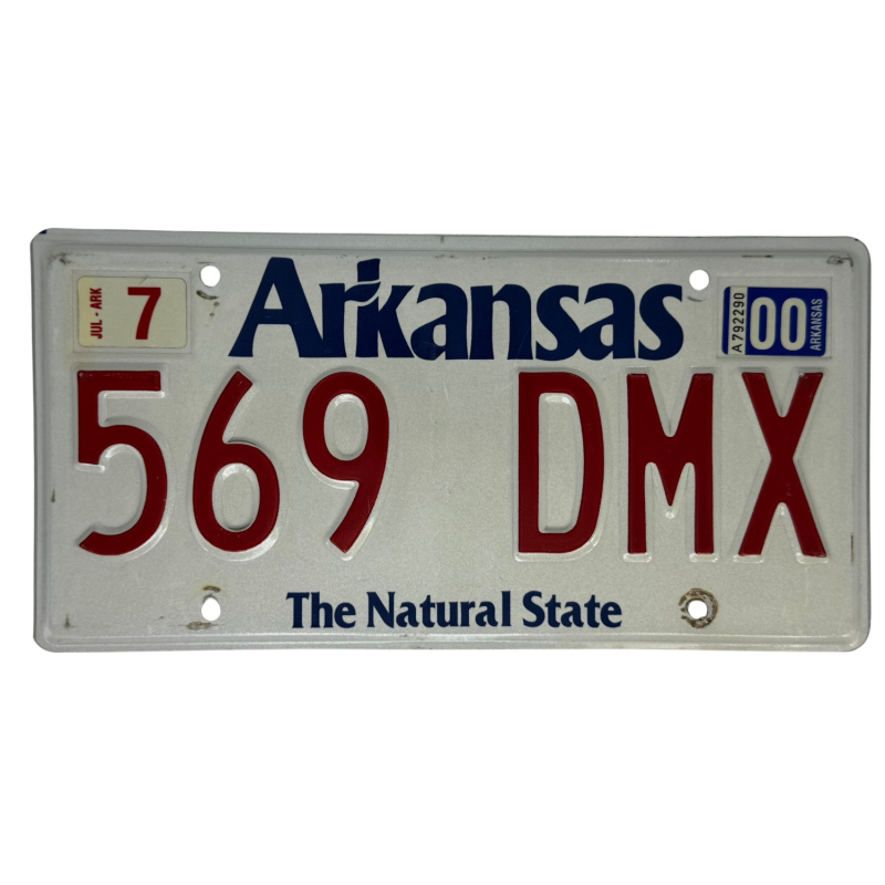 Arkansas license plate Arkansas license plate
